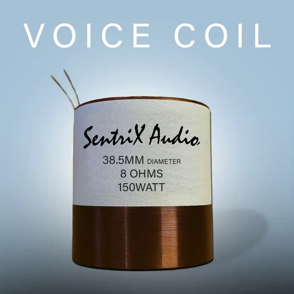 SentriX Audio 38.5mm Voice Coil | 8 Ohm 150W | Glassfiber GSV Former | Premium Quality