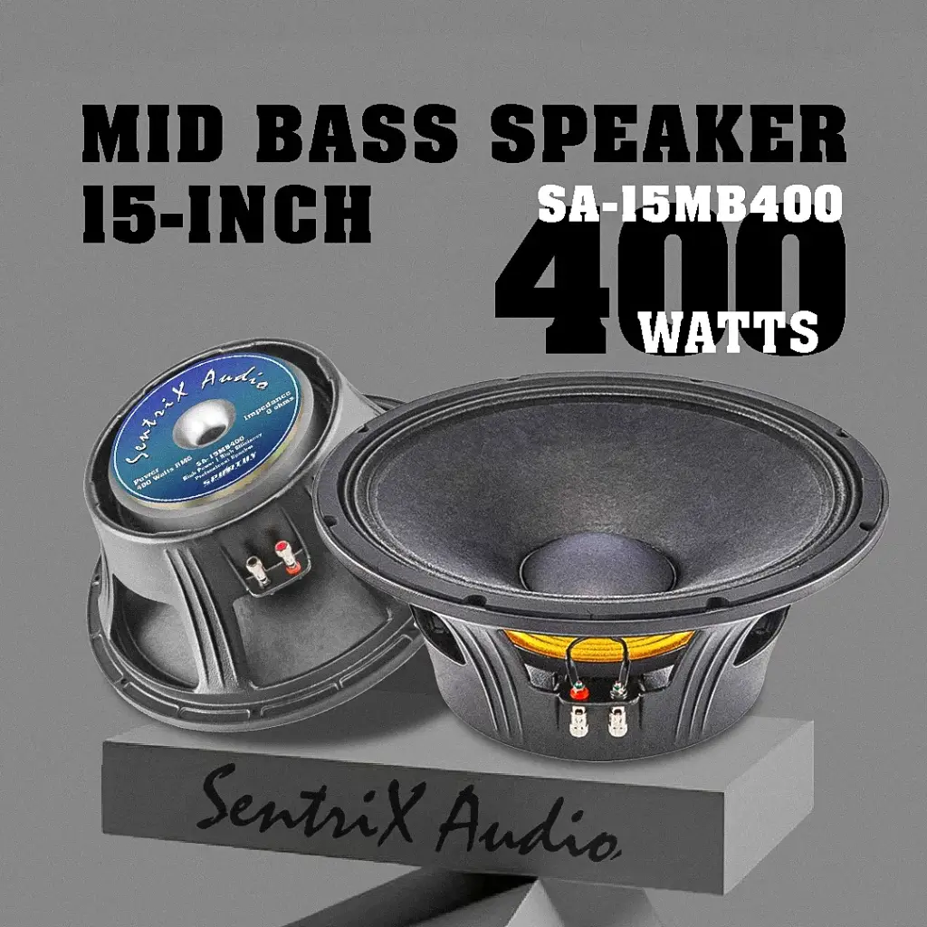 15-Inch 400W Mid Bass Speaker - SA-15MB400 