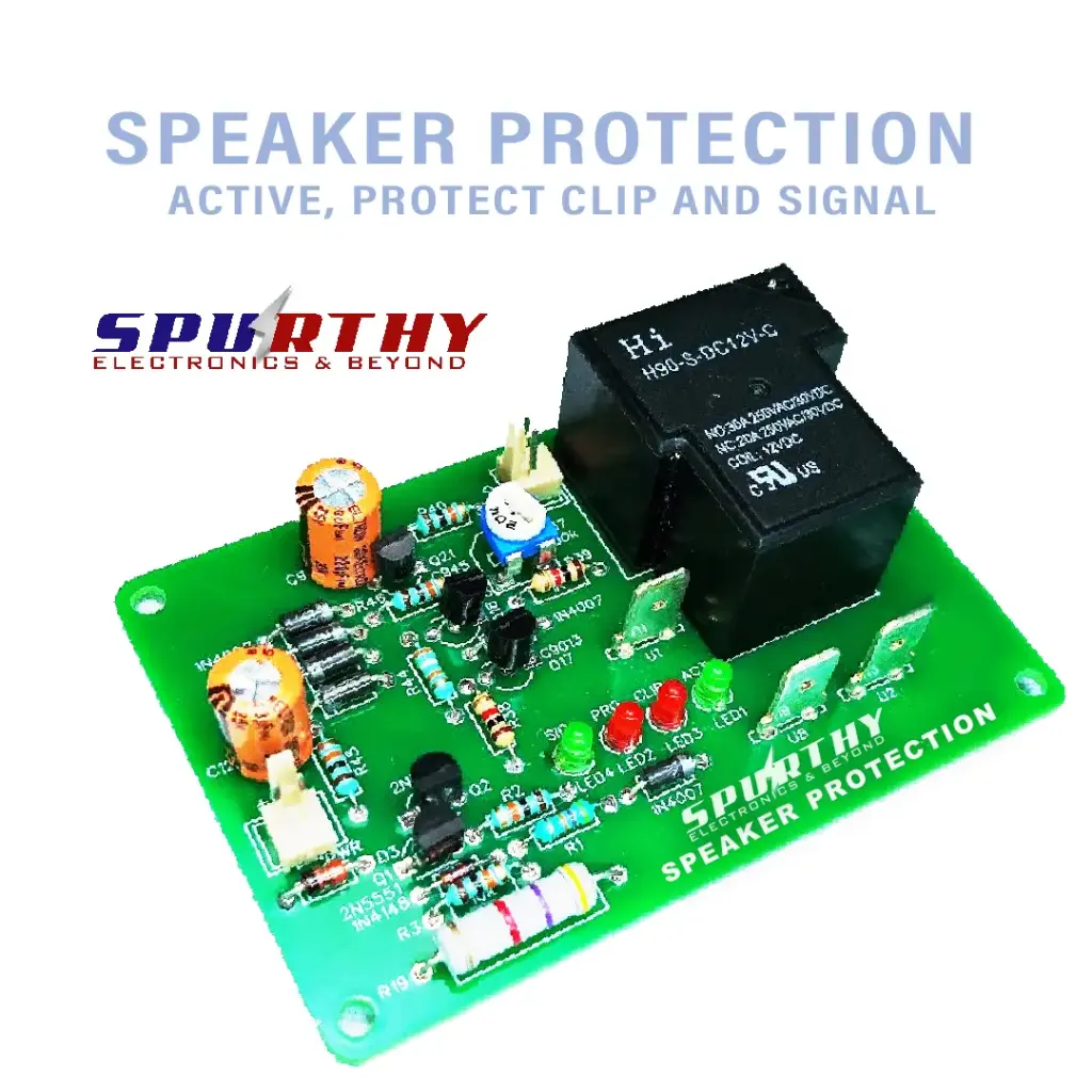 Speaker Protection Board - Active Protection with Clip & Signal Monitoring 1-Year Warranty 
