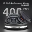 SentriX Audio SA-12X400 – 400Watt – 12" High-Performance Woofer (B&C) 