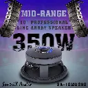 SentriX Audio SA-10MD350 – 10” Professional Mid-Range Line Array Speaker - 350Watt