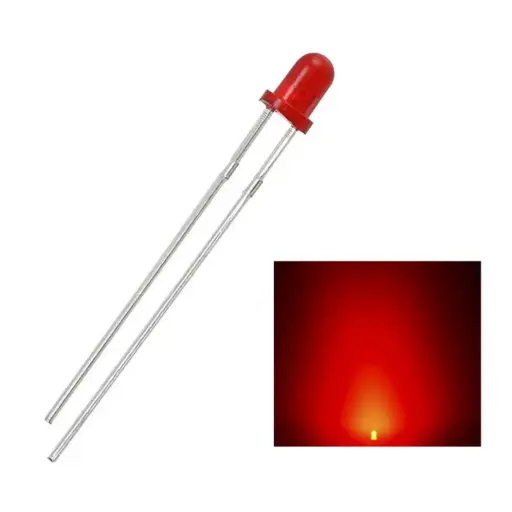 3mm Red LED - Ultra Bright (Pack of 10 pcs) 