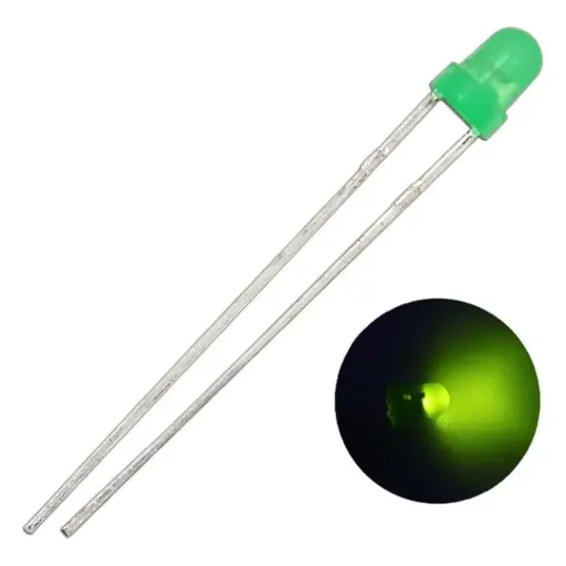 3mm Green LED - Ultra Bright (Pack of 10 pcs) 