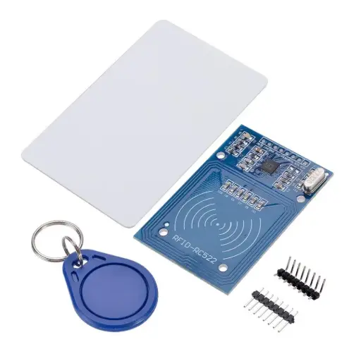 RFID Module RC522 with Card & Key Tag – 13.56MHz (SPI Interface) 