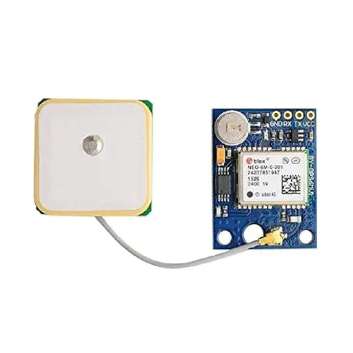 GPS Module NEO-6M with Antenna – UART Interface for Arduino and Raspberry Pi 
