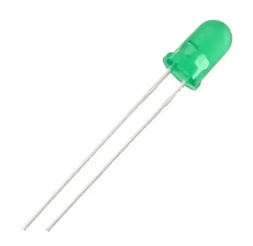5mm Green LED – High Brightness (Pack of 10 pcs) 