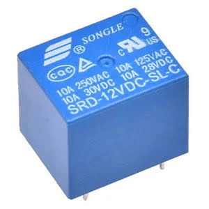 12V Cube Relay – SPDT, 5-Pin General Purpose Power Relay 