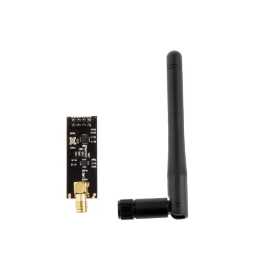 nRF24L01+PA+LNA 2.4GHz Wireless RF Transceiver Module with SMA Antenna – Long Range 